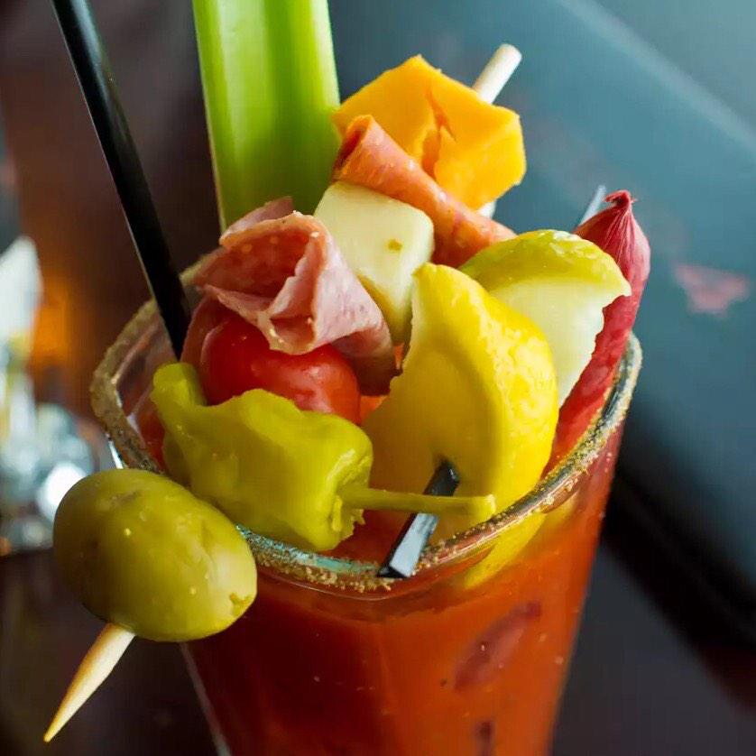 #SundayFunday at #PLT!  Best #BloodyMaryBar in #FXBG!  Available every Sunday from 11am-3pm.