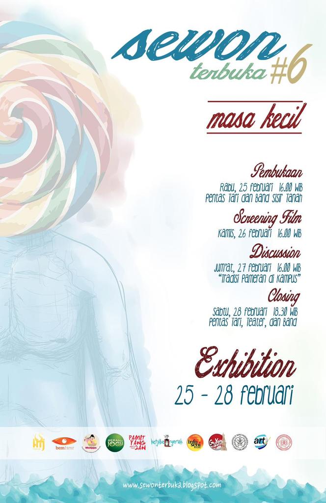 BerandaJogja's tweet photo. Pameran Sewon Terbuka #6 "Masa Kecil" 25-28 Februari 2015 di FSMR ISI Jogja | Gratis | Info: @sewon_terbuka http://t.co/v2hsmA7S06