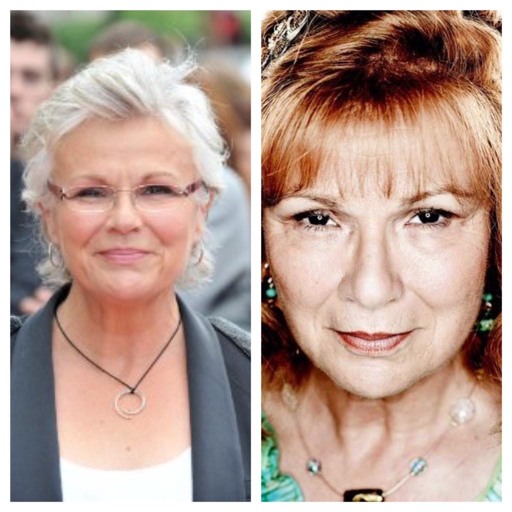 Feb 22: Happy Birthday, Julie Walters! She played Molly Weasley in the films. 