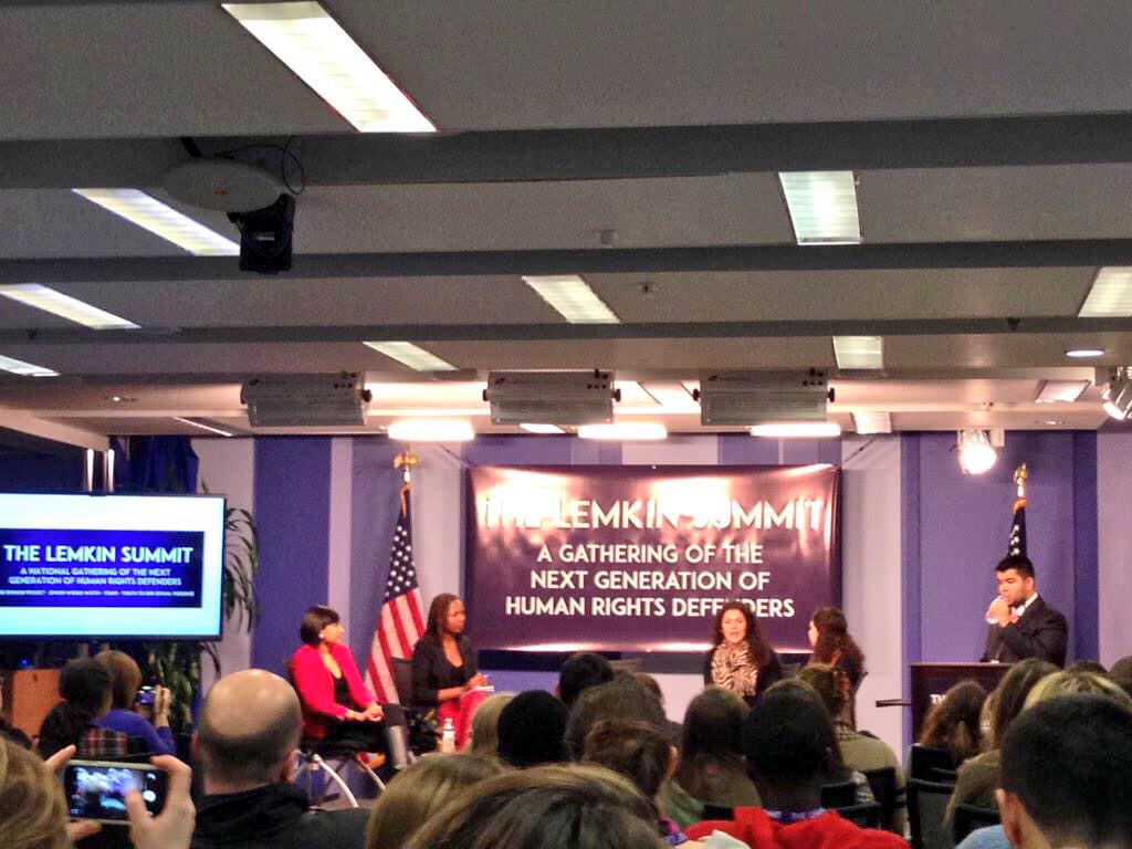 Youth2ESV's tweet photo. Thanks to @giwps @USIP @jass4justice and @DydineUMUNYANA for a great panel on SGBV in Conflict at the #LemkinSummit http://t.co/ogeOvNZINE