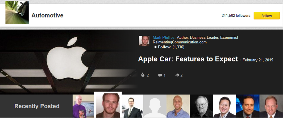 markphillipspm's tweet image. Featured on @Linkedin Automotive Channel re #AppleCar #Automotive