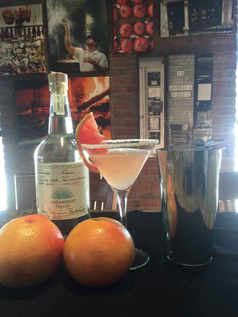 TulsaBestPizza's tweet photo. It's National Margarita Day! Come by Upper Crust &amp; enjoy a grapefruit margarita! Don't forget pitcher &amp; pie for $20! http://t.co/H6Gw1m6f1V
