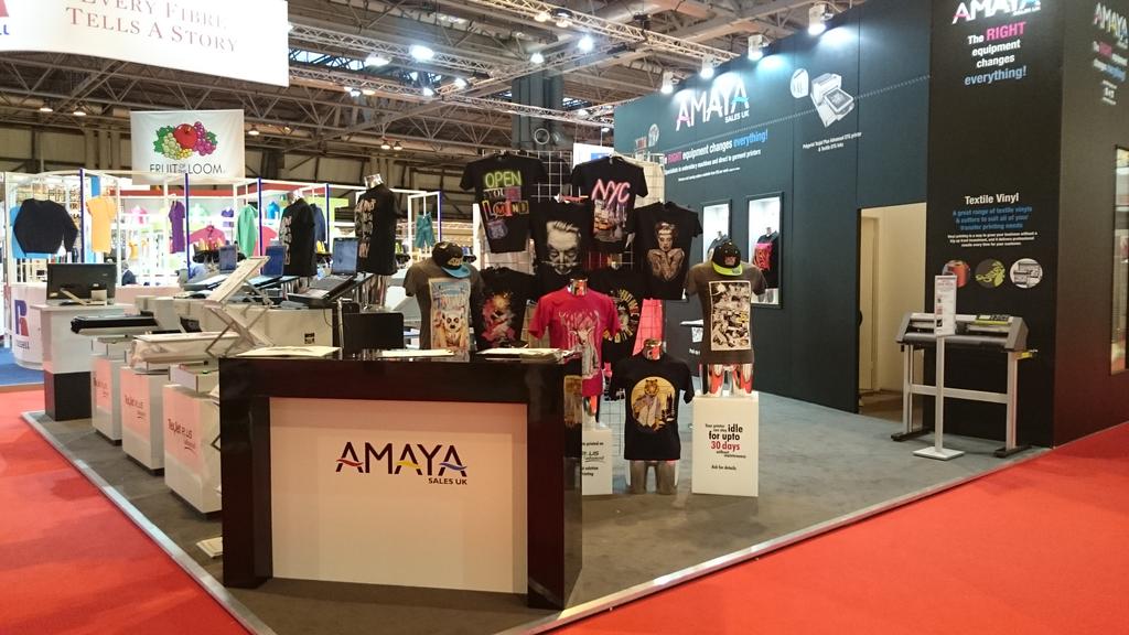 amaya_uk's tweet photo. What an amazing first day at #pandplive2015! #dtgprint #embroidery #texjet #Melcombe http://t.co/1qh5ikZxBq