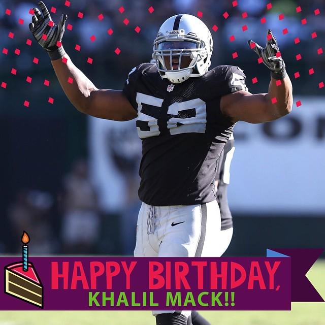 Happy Birthday, Khalil Mack! by nfl  