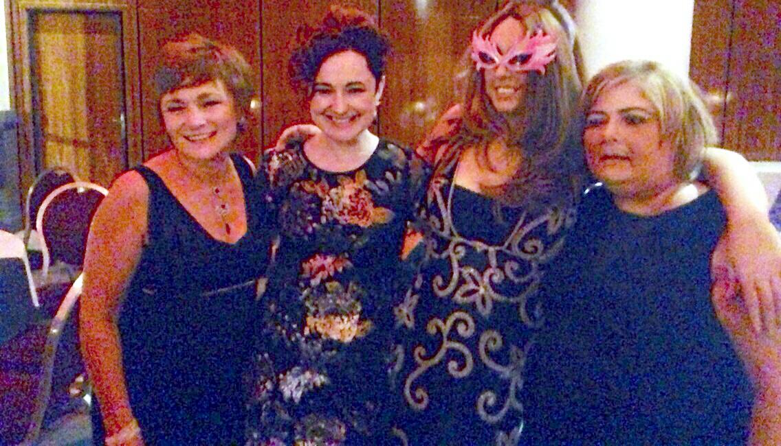The Ulster University research dream team! #Magee #ResearchHawties #PsychologyBall2015