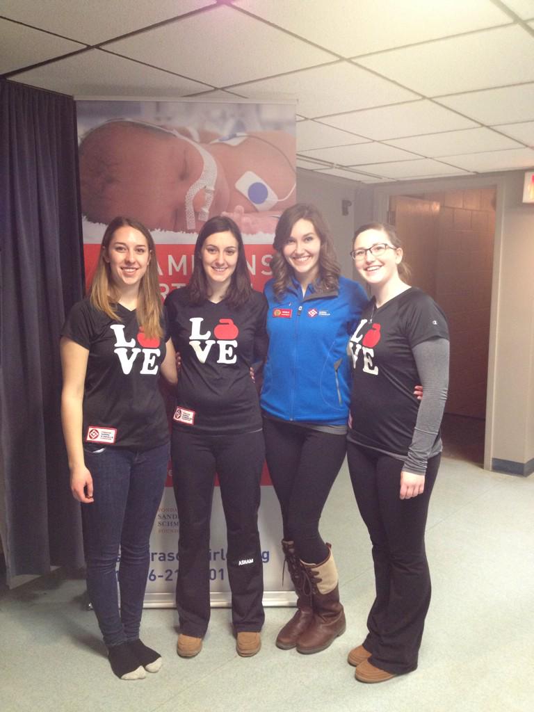 Congrats to <a href="/renellebrianne/">Renelle Humphreys</a> for putting on a fundraiser for the Sandra Schmirler Foundation last night! <a href="/TSNCurling/">TSN Curling</a>