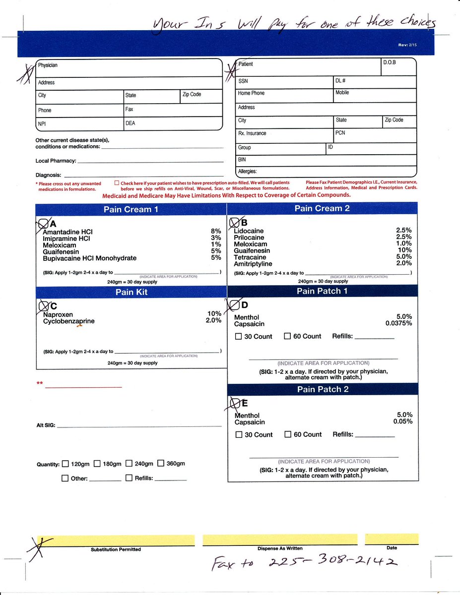 #pain #painrelieve #paincream Doctors print and order for your patients in pain: