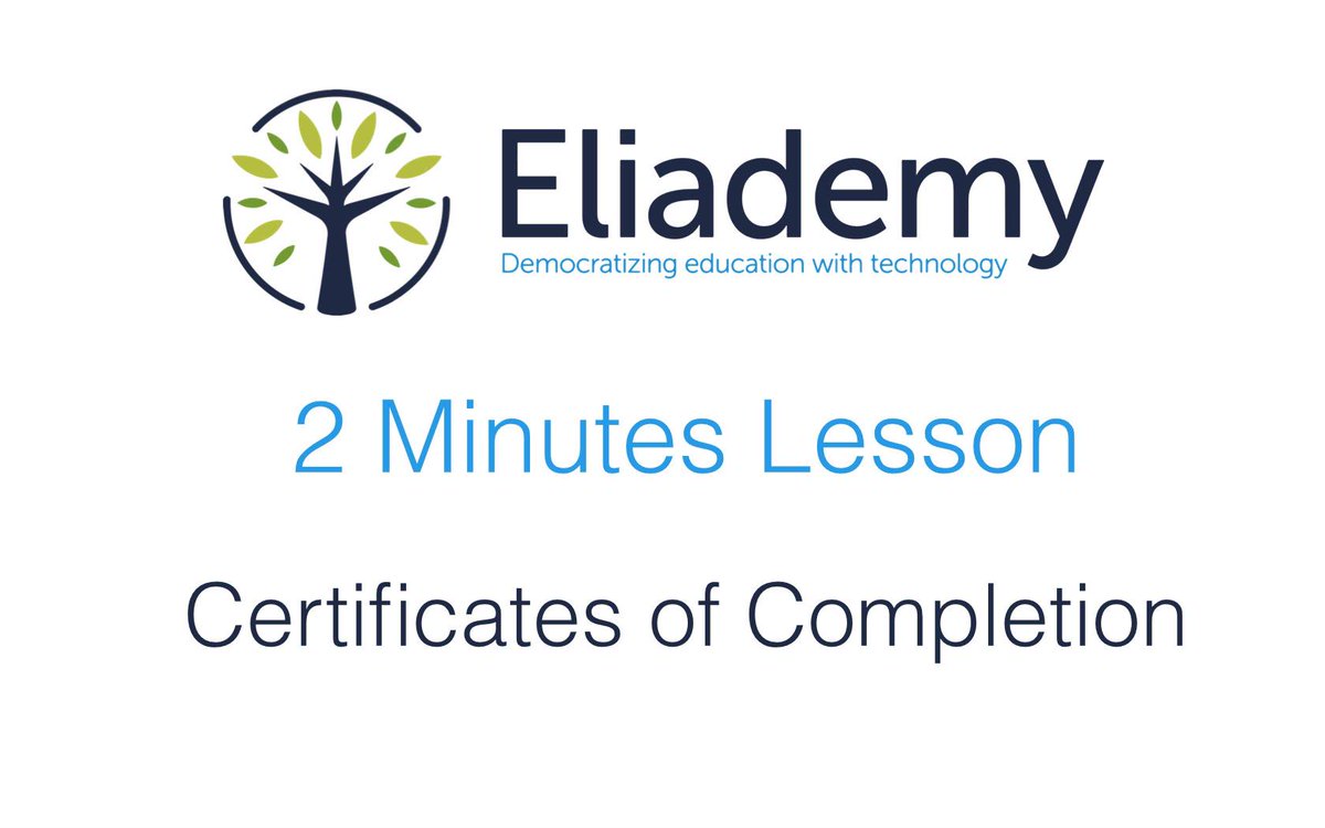 eLearngraphic's tweet photo. Eliademy Video Tutorial: How To Issue A Digital Certificate In… http://t.co/5GRT4QIMBO #FreeAuthoringTools #FreeLMS http://t.co/4MG6MTgqfj