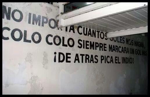 karencyyyta's tweet photo. #VamosColoColo #DeAtrasPicaElIndio #ArbitroCsm 👏👏 http://t.co/O8BfuzMt0e
