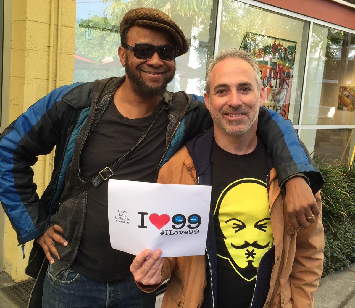 ERudnick's tweet image. Good luck tonight, actors, and especially tomorrow! #ILove99 #tplla #LAThtr