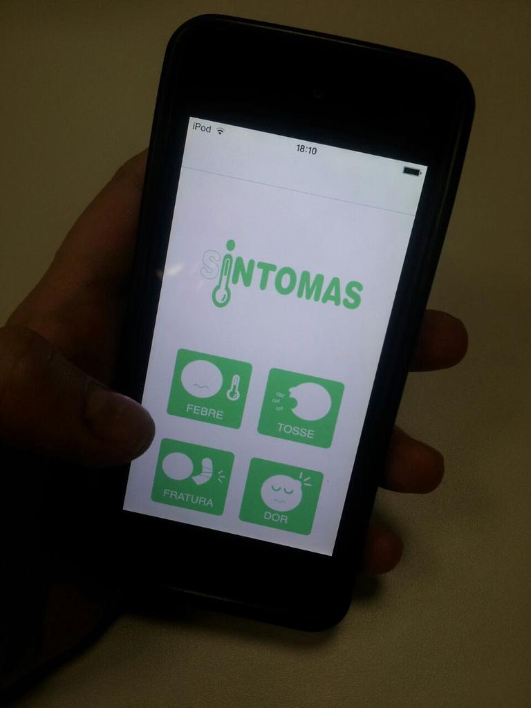 OpenBrazil's tweet photo. Sintomas app download now ready on web and IOS #codeacross #openbrazil #opendataday #opengov #govtec #codeforamerica http://t.co/X4RkVc2JPy