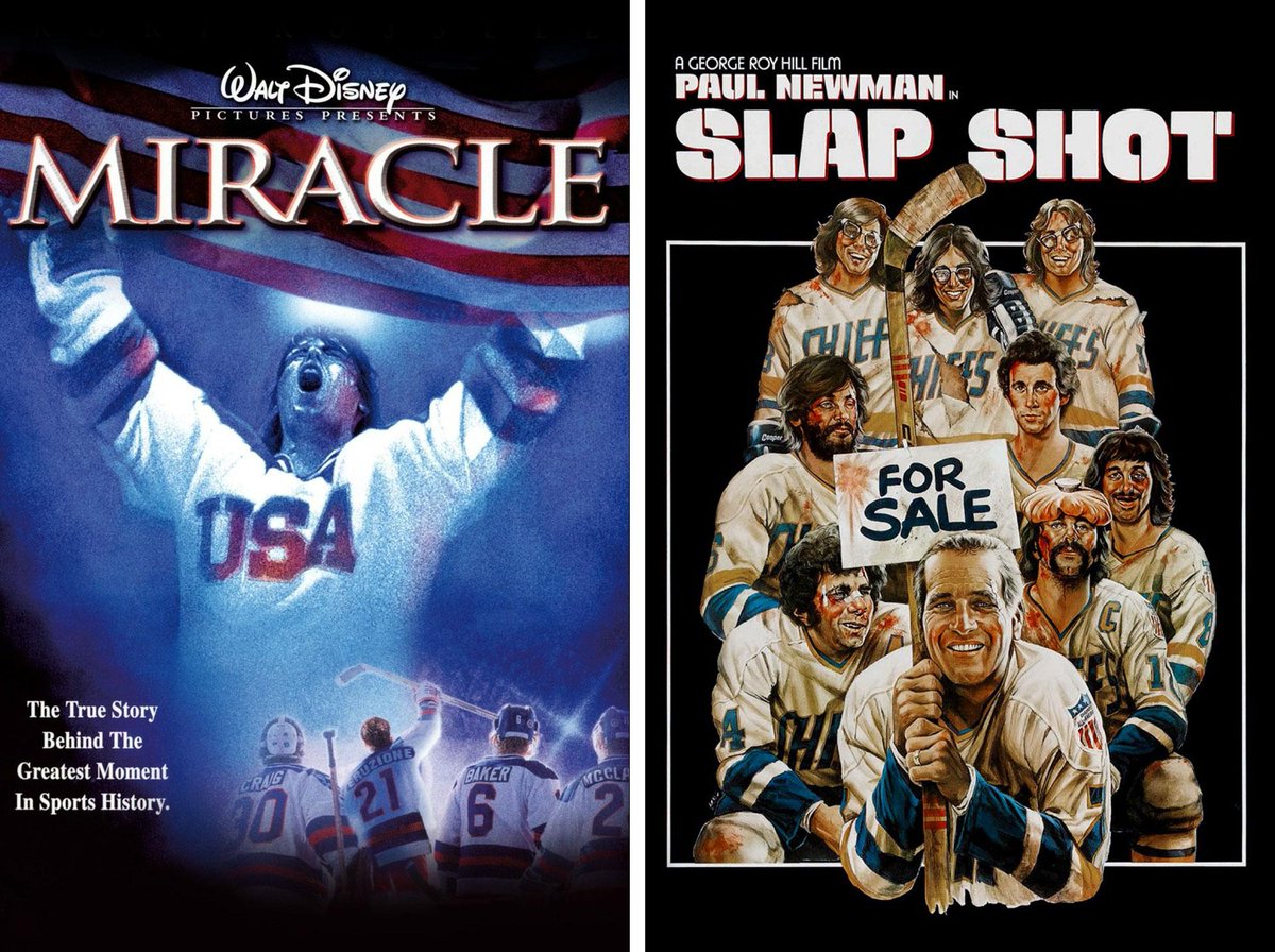 NBCSportsHockey's tweet photo. Which hockey movie is your favorite?

RT for Miracle
FAV for Slap Shot 

#HockeyDayInAmerica #HDIA http://t.co/c65gntF1Yd