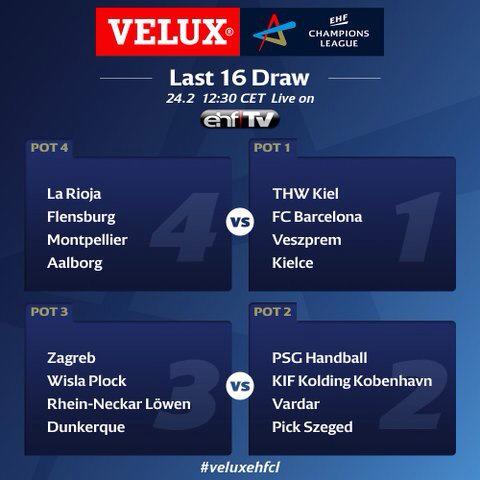 ciudadlogronobm's tweet photo. Bombos del sorteo de @ehfcl el martes 24/02/15 a las 12.30 en Viena http://t.co/ahDP104KqL