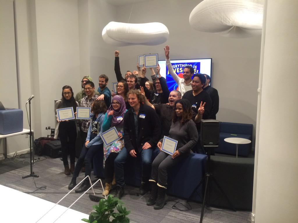 MicrosoftNY's tweet photo. Pleased to announce #AthenaCivic has won 3 awards at #CodeAcrossNYC! http://t.co/GKACPqXVEu #CodeAcross (photo: @ppolitics)