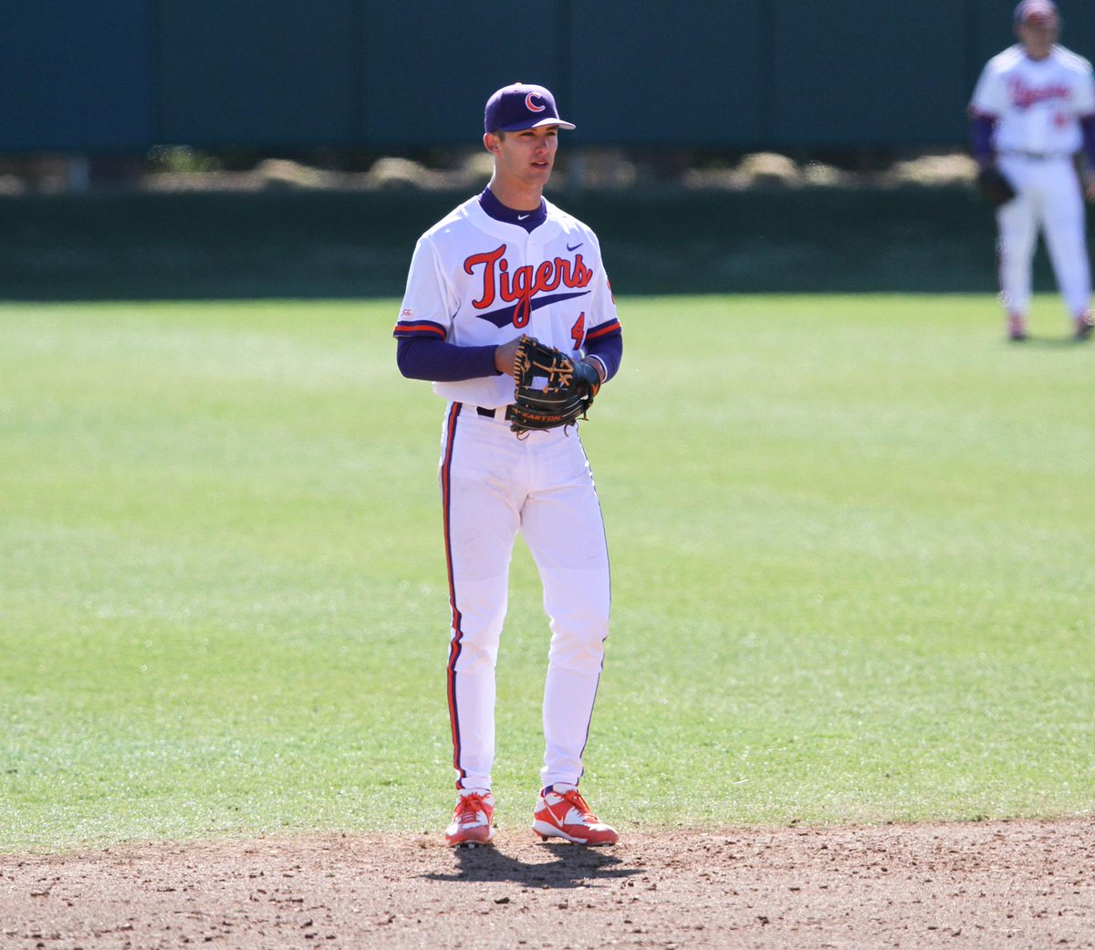 ClemsonBaseball's tweet photo. Shortstop Eli White is among the team leaders in batting average (.391). #Clemson http://t.co/s0fFoSONLl