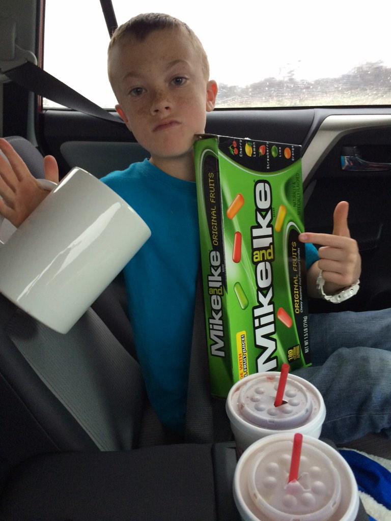 what my little brother buys with his money. #giantmug #lotsofmikeandikes