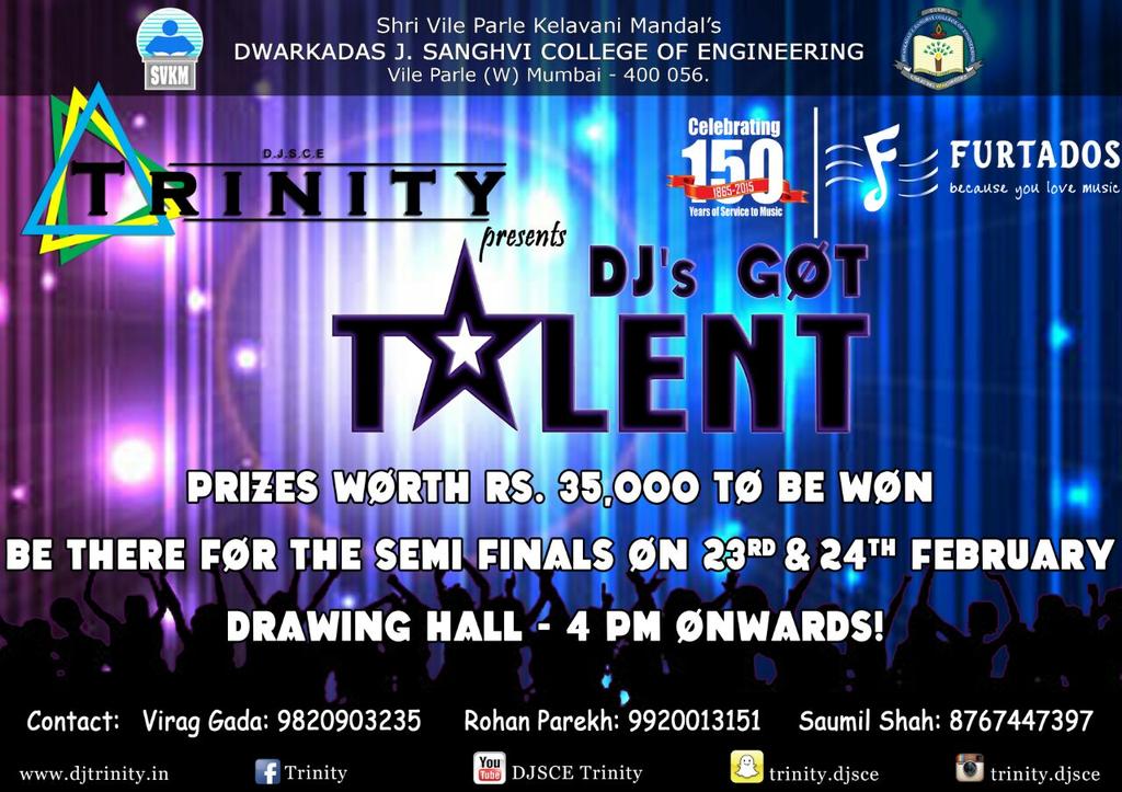 djscetrinity's tweet photo. #DJ's Got Talent #Presentedby #furtados @furtados #djtrinity http://t.co/MbHZab6FhX