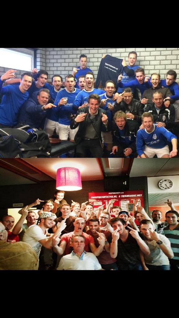 GielBos's tweet photo. Derby versus Bavos Bakel met 2 - 0 gewonnen. Revanche is heerlijk! Niks aan de Hand(el)?? #Karma #BlauweTrein http://t.co/nhdPdniTA5