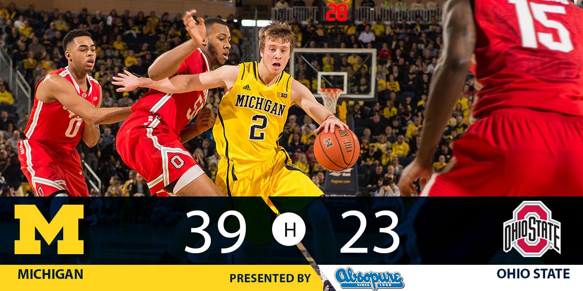 umichbball's tweet photo. Heck of a start. http://t.co/hsHSaoDxZm