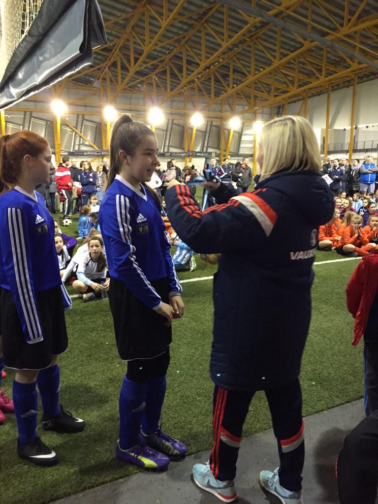 ScotFACentral's tweet photo. The girls section of the @GartcairnFA winter festival was fantastic, well done to all teams who took part http://t.co/KM8Grm8MEZ