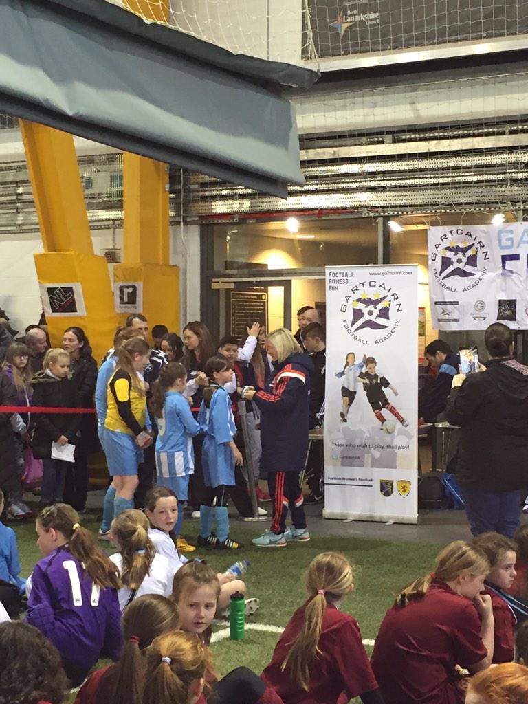 ScotFACentral's tweet photo. The girls section of the @GartcairnFA winter festival was fantastic, well done to all teams who took part http://t.co/KM8Grm8MEZ