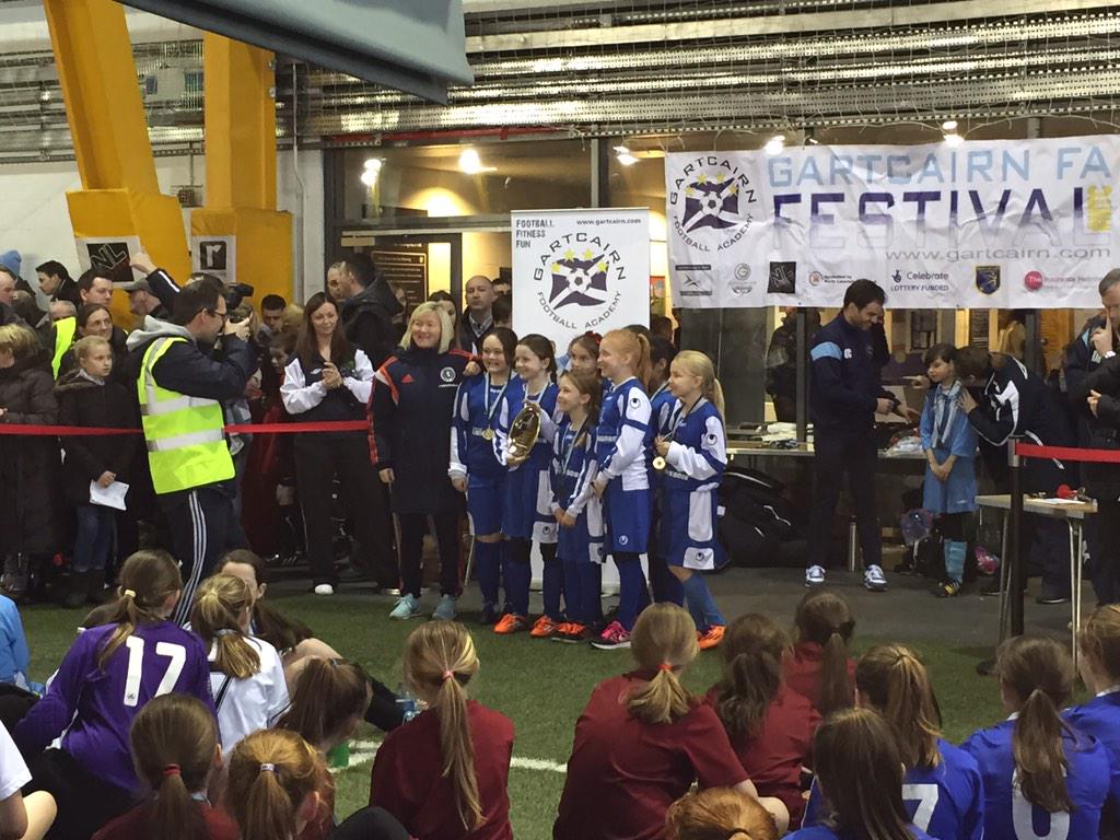 ScotFACentral's tweet photo. The girls section of the @GartcairnFA winter festival was fantastic, well done to all teams who took part http://t.co/KM8Grm8MEZ