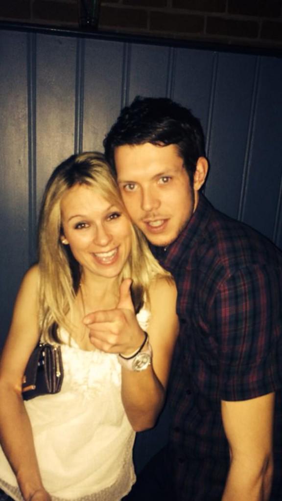 JoshLevi91's tweet photo. Love my Lucy Miles! #nightout #guildford #bringonseasonparties http://t.co/98ctGlGcCZ