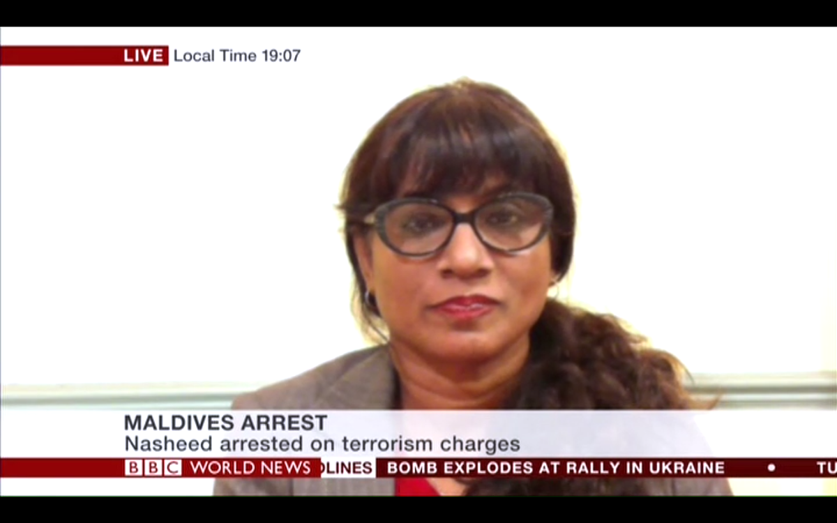 cuynchips's tweet photo. "YAG,has been harassing opposition MPs &amp; politicians, so no one else can stand against him" -@MariyaDidi on BBCWorld http://t.co/A4zPvLB1tY