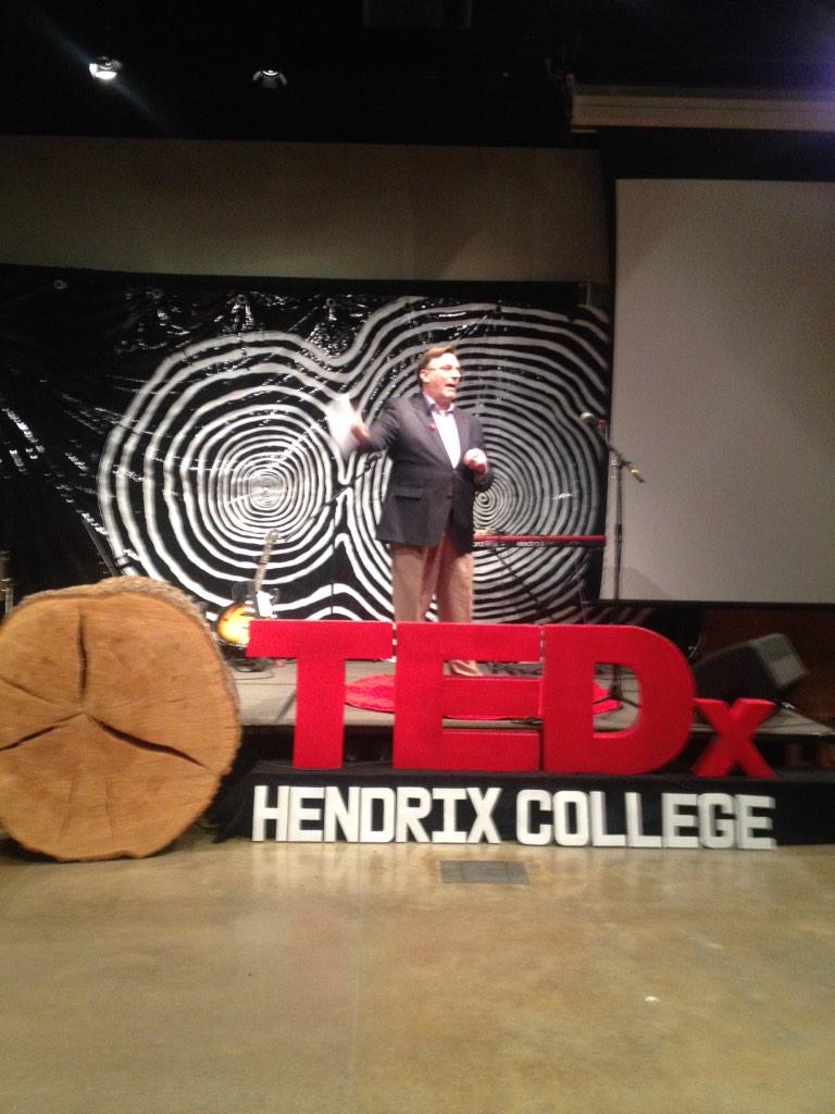 mikesteelyAR's tweet photo. @RobyBrock kicking off #TEDxHC #origins @hendrixcollege #ARidea http://t.co/TFs2F7piKd