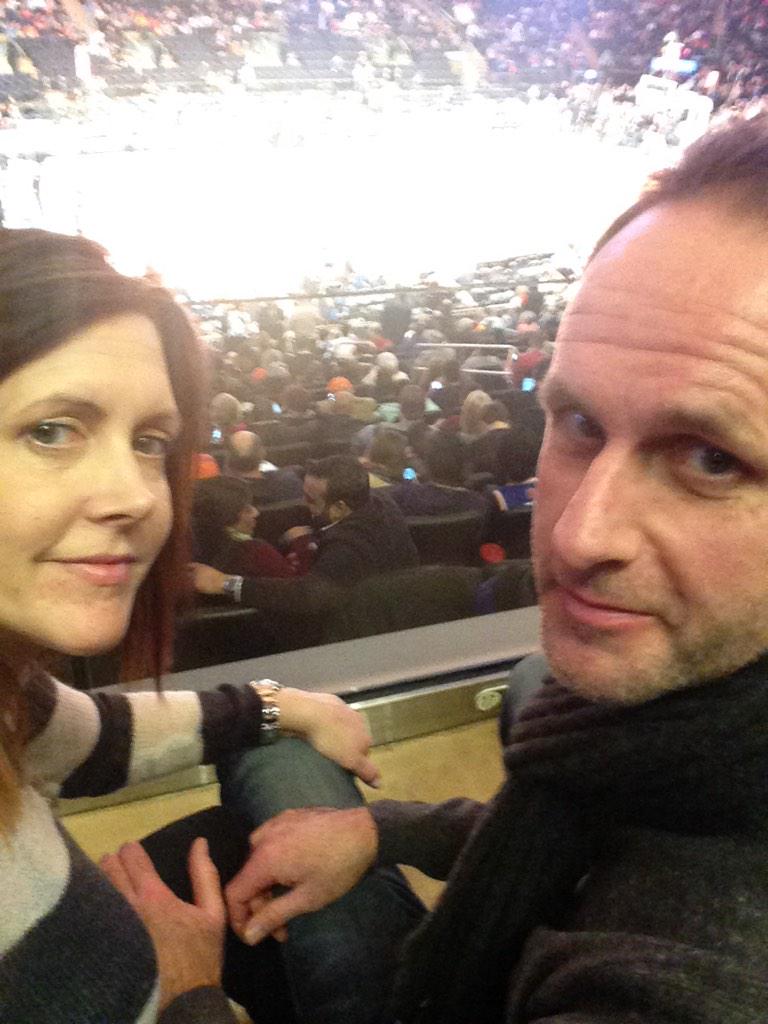Evm79's tweet photo. @nyknicks @cavs game in New York!  happy anniversary to us :) http://t.co/nYDD1VIh7x