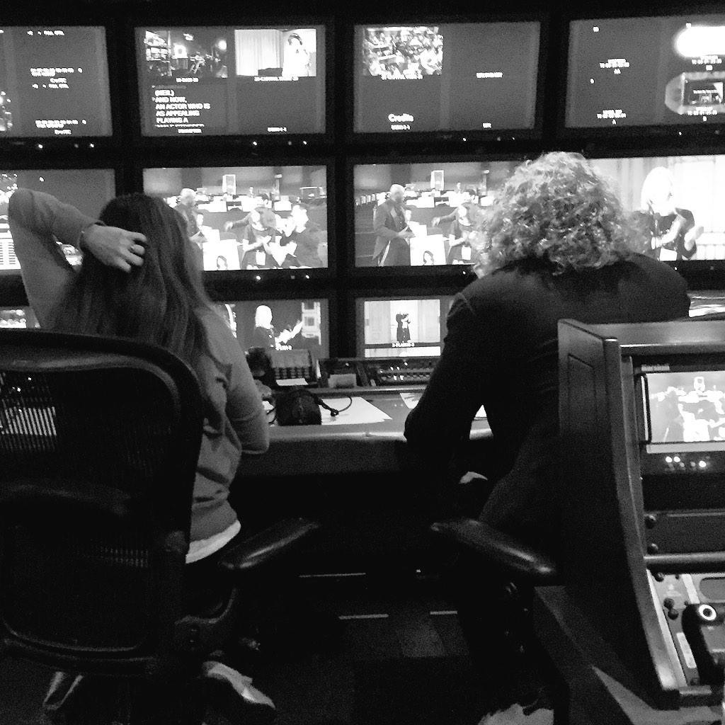 An hr into the final dress rehearsal for the #OSCARS bring it on <a href="/TheAcademy/">The Academy</a> <a href="/ABCNetwork/">ABC</a> <a href="/craigzadan/">Craig Zadan</a> <a href="/neilmeron/">Neil Meron</a>