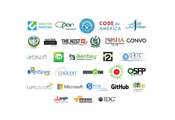 CodeforPakistan's tweet photo. Thanks to all of our partners for making this event possible! #HackISB #CodeAcross http://t.co/4FPtalqL0x