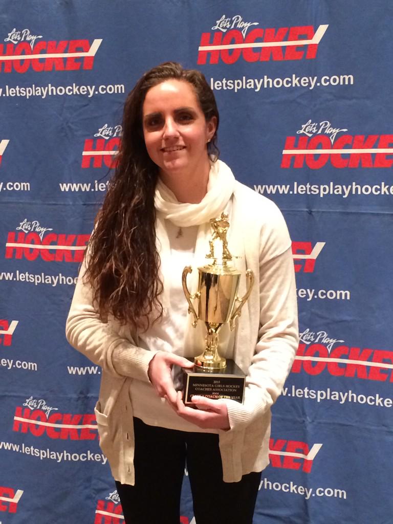 ProwlerBlueCrew's tweet photo. Class A Coach of the year!  Congrats Whitney Restemayer http://t.co/EAQy20lr8V