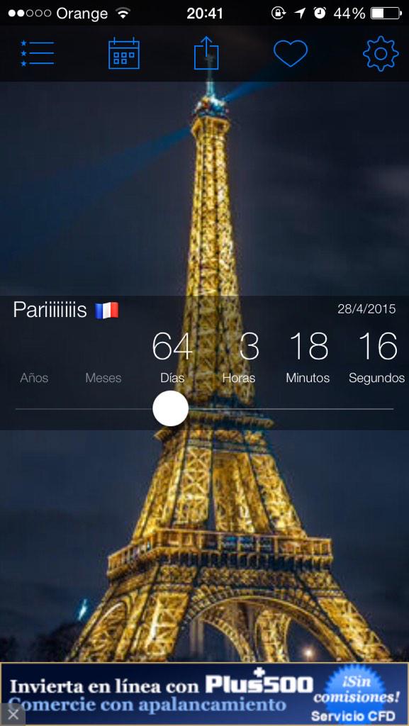Piiilaaar_99's tweet photo. Ganas de Francia y aumentando 😍 #MisMerces #MiCuarto #MisProfes #MiDescanso http://t.co/a4PzLqEVlp