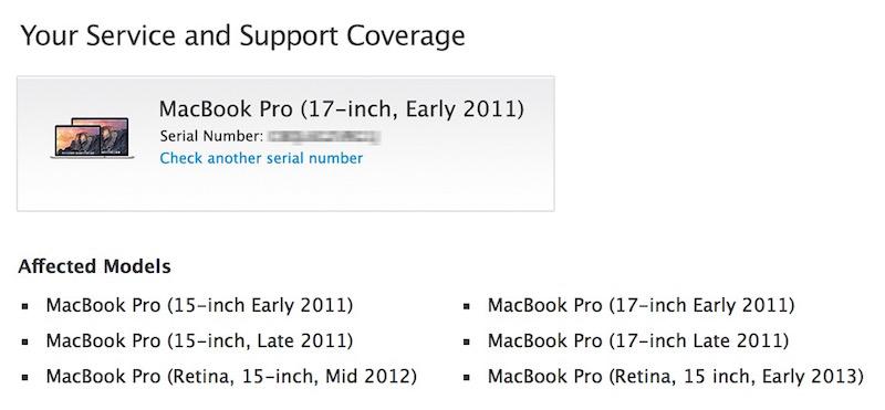 CheckmySA's tweet image. A Apple lançou um programa de reparação para corrigir problemas nos MacBook Pro, vendidas entre fevereiro  2011/13