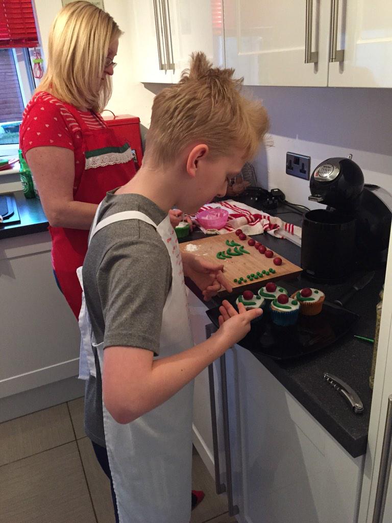 Simonmcoops's tweet photo. @rednoseday Getting some baking practice in with these beauties. http://t.co/0avWQVwXJG