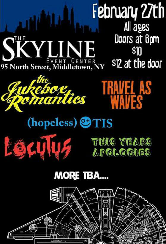 ROAR_band's tweet photo. Come out this Friday in Middletown at The Skyline, come out and see us!!
Tickets are $10** http://t.co/Cr5bK7HKay