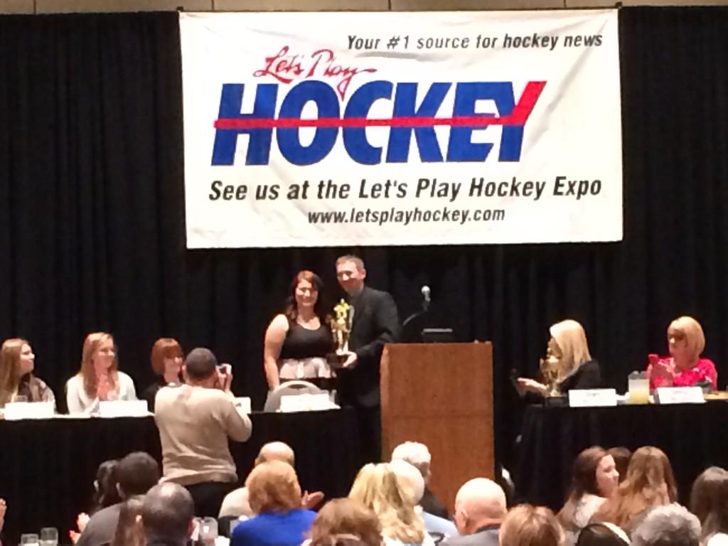 ProwlerBlueCrew's tweet photo. Senior Goalie if the year!!  Franny Marshall http://t.co/1MsWvBw9iU