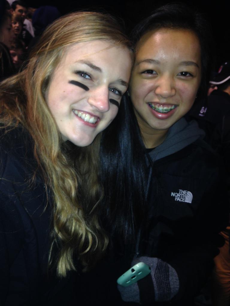 megbaldassarre's tweet photo. happy birthday @bltraann !! have a great day and accomplish your goal of being an outside hitterππ°π #urtall http://t.co/SxSQ7SvbrU