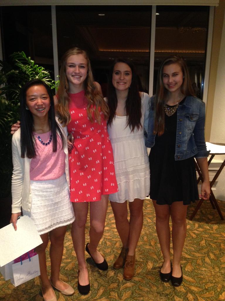 megbaldassarre's tweet photo. happy birthday @bltraann !! have a great day and accomplish your goal of being an outside hitterππ°π #urtall http://t.co/SxSQ7SvbrU