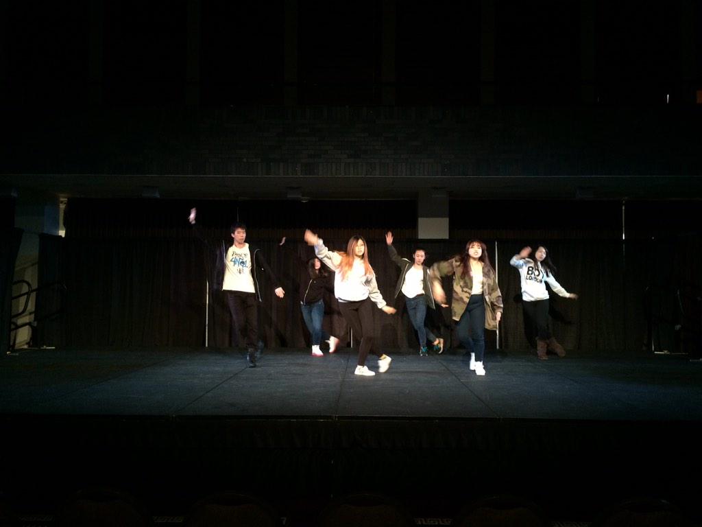 Everyone's favorite kpop group on campus! @BUmiXxKPopDance it feels like they are dancing just for us!