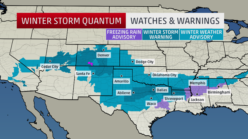 The Weather Channel on Twitter "DFW is under a winter
