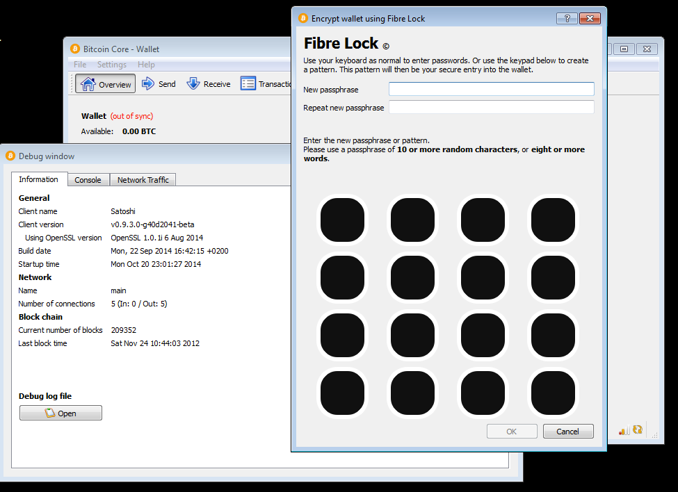 POWbug's tweet photo. #FibreLock - android style pattern innovative security option in #bitcoin wallet Check it out http://t.co/bwintHHGle http://t.co/lqKXcCYD8j