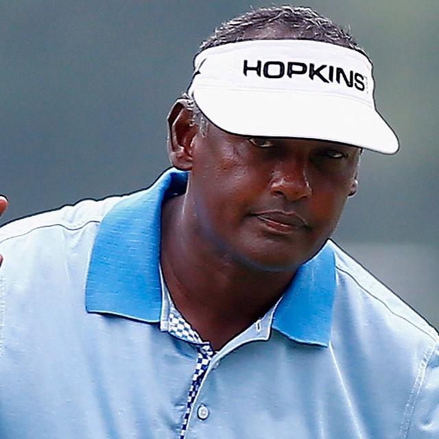 Happy Birthday to you? Vijay Singh, who is celebrating his 52nd birthday today, is in the hunt at the 