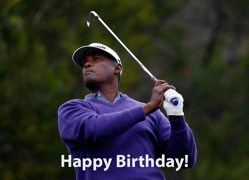 Happy birthday to former JDC Champ Vijay Singh, who is also in contention for the lead today 