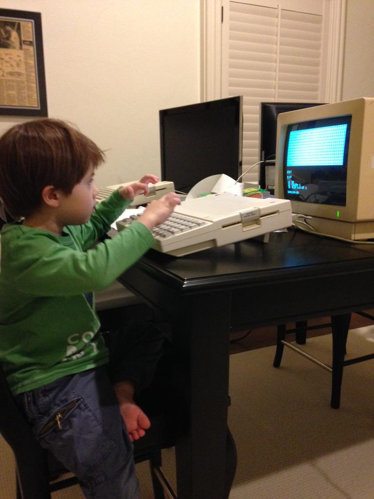John Carmack On Twitter Teaching My Kids Programming On An Apple