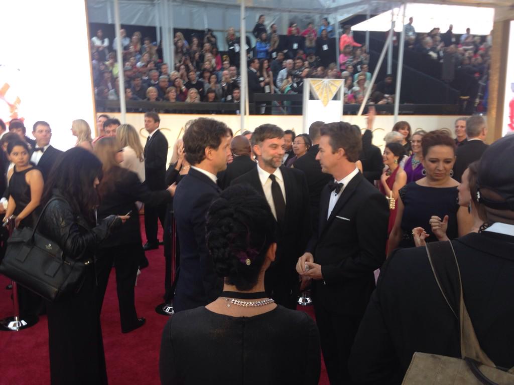 Rebecca Ford Bennett Miller Pt Anderson And Edward Norton Oscars Http T Co Pnwc0egqmp Twitter