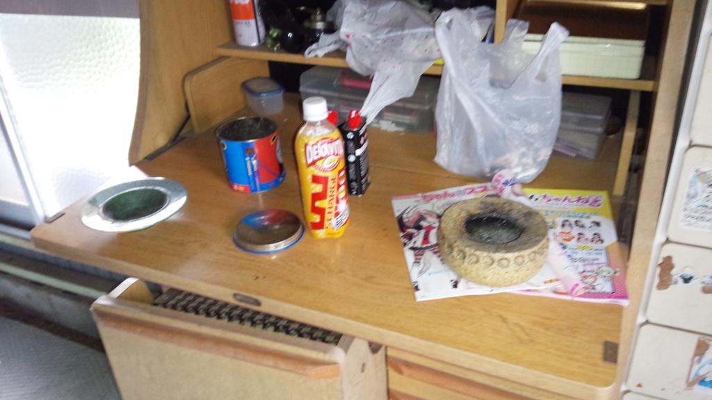 まさたかが汚すから直樹が怒られて掃除したらしい