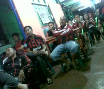 Pict saat nonton bareng Milan tadi malam :)