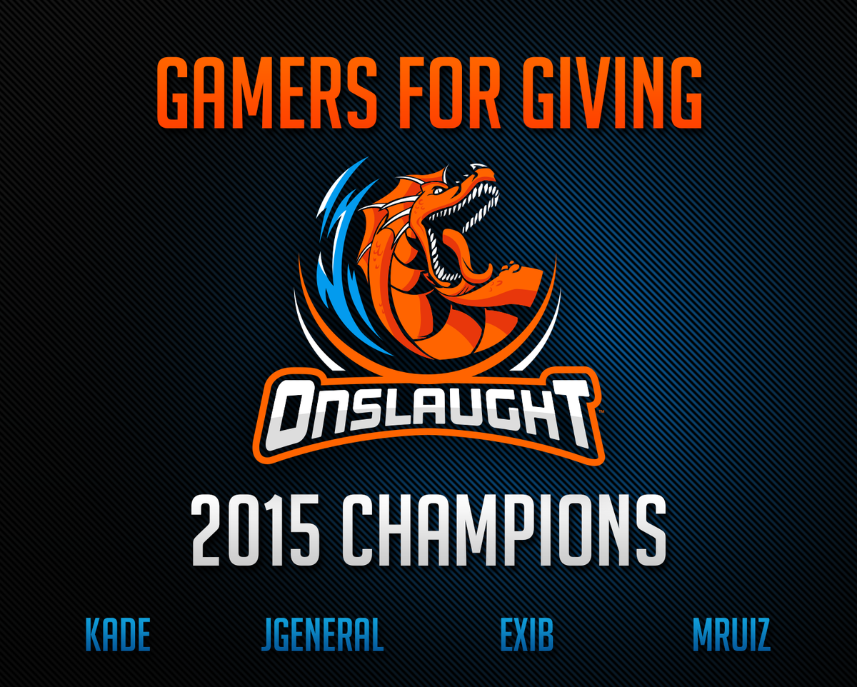 WE ARE YOUR #GamersForGiving CHAMPIONS! #MICHIGAN3PEAT Thank you all for the support!